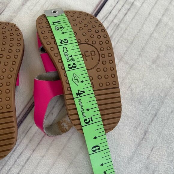 Freshly Picked Baby Girl Strappy Sandals Size 4 Summer Spring Beach - Picture 6 of 8